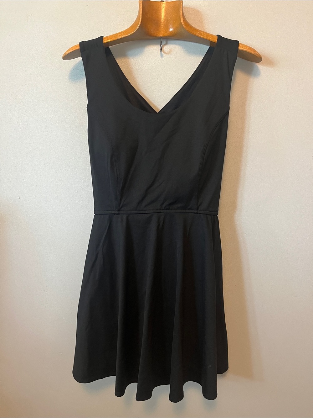 White Birch Athletic Performance Swim Dress With Shorts & Pockets!